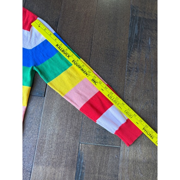 Chinti & Parker Rainbow Striped Sweater Dress Open Back Tie Detail Small UK - Picture 8 of 12